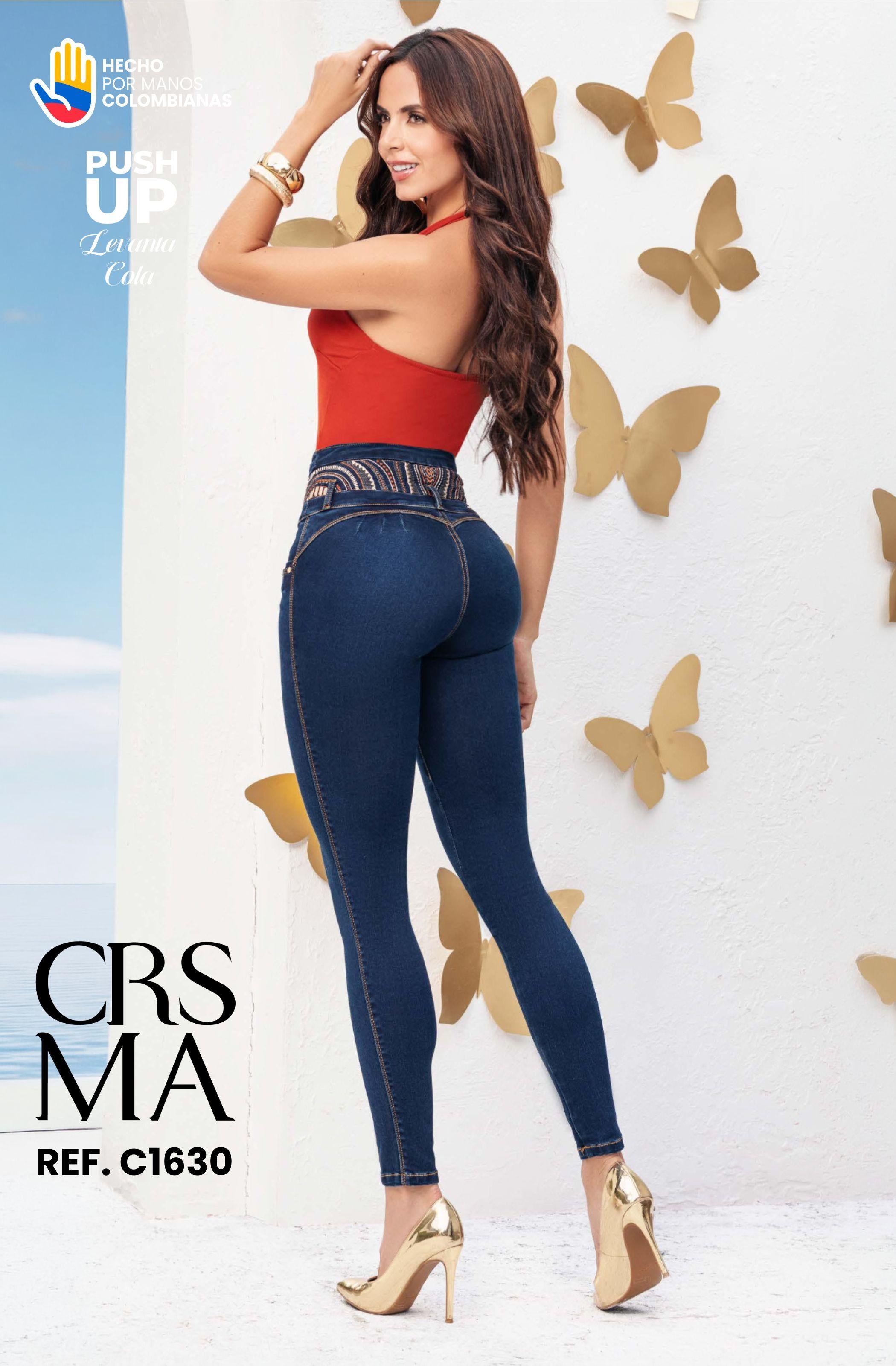 070 -C1630 Jean sin Bolsillos Push Up
