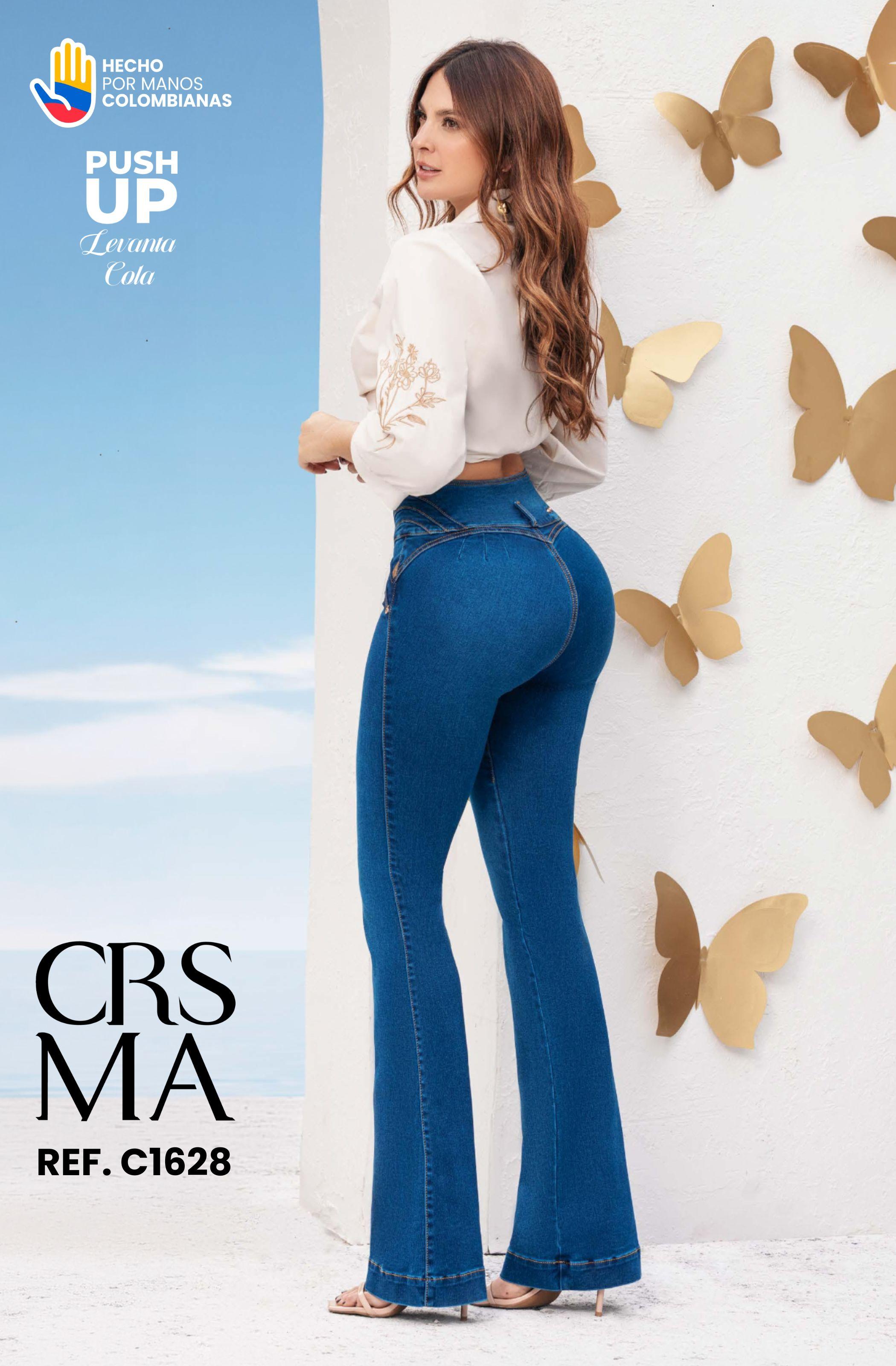 070 -C1628 Jean sin Bolsillos Push Up
