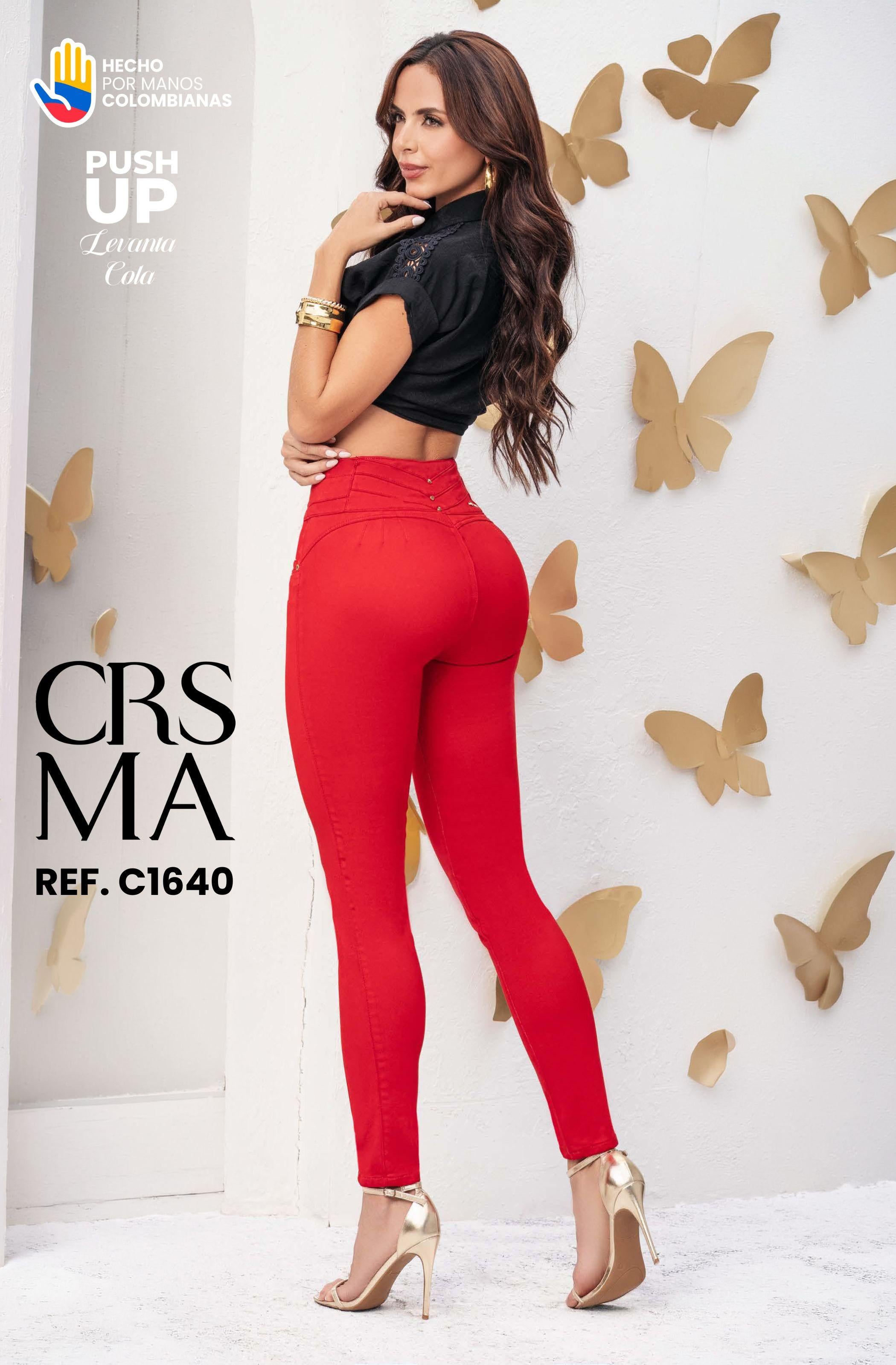 070 -C1640 Jeans sin Bolsillos Push Up