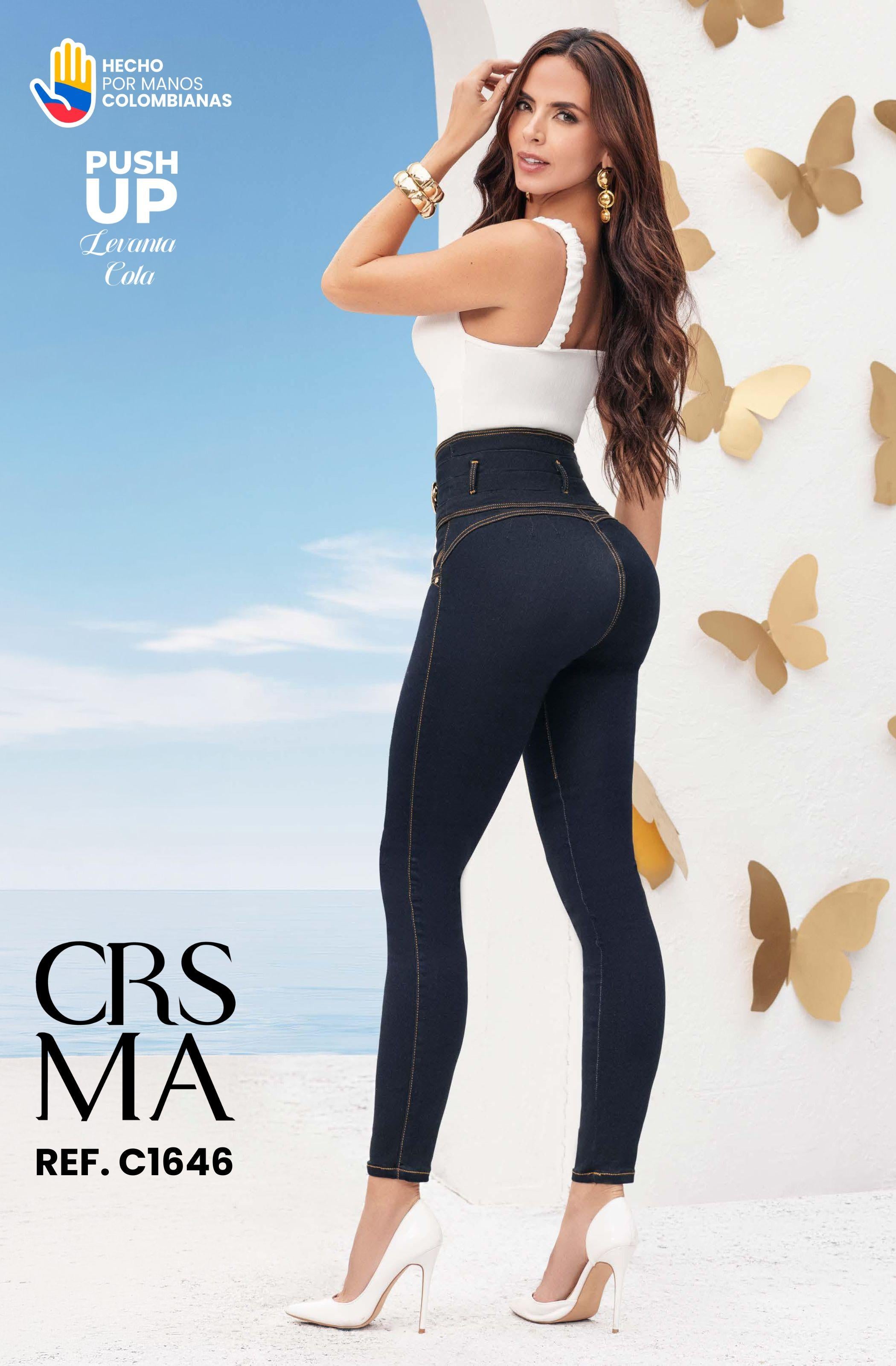 070 -C1646 Jean sin Bolsillos Push Up