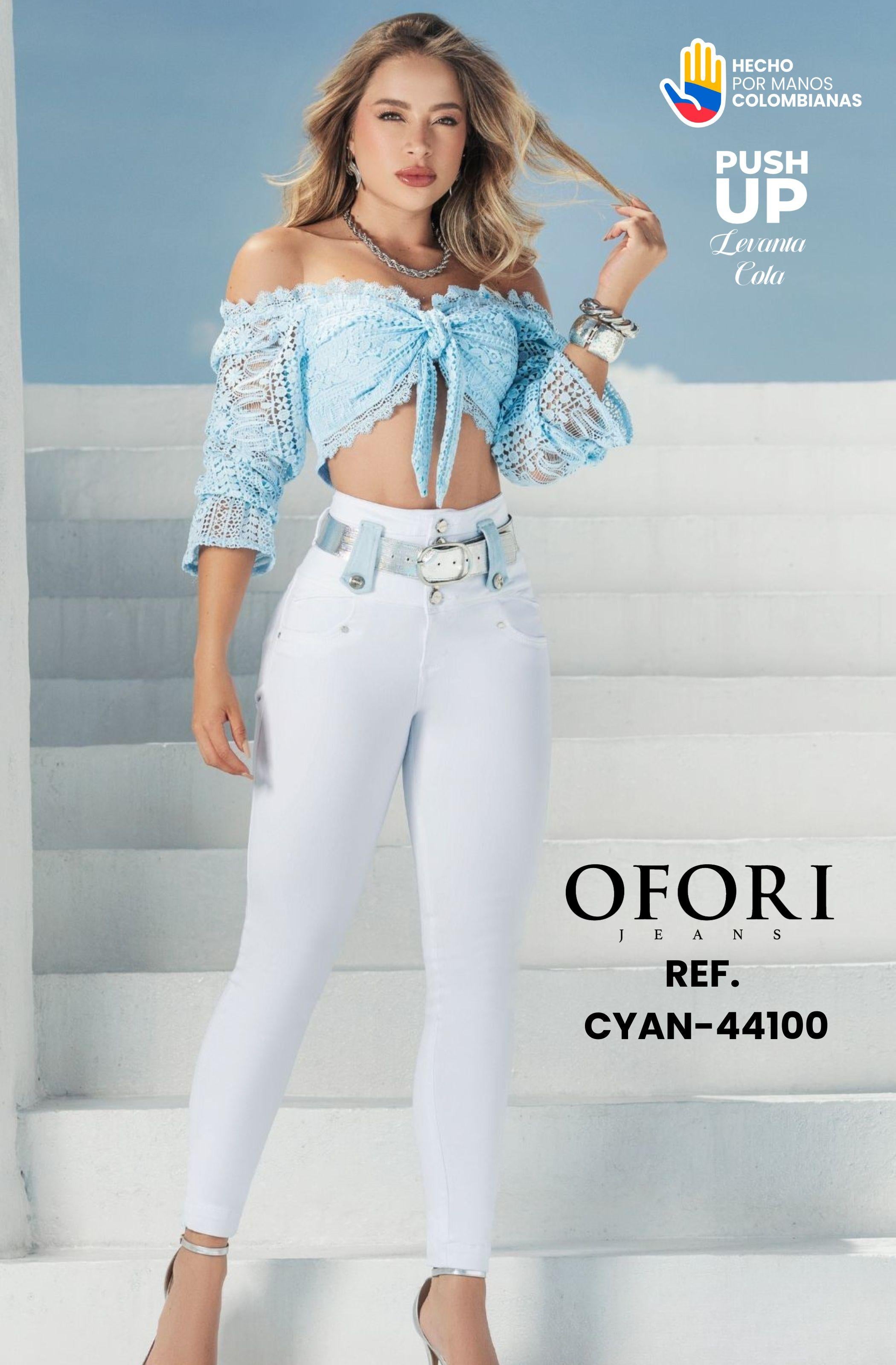 Referencia 8521447 -CYAN-44100 Jean sin Bolsillos Push Up