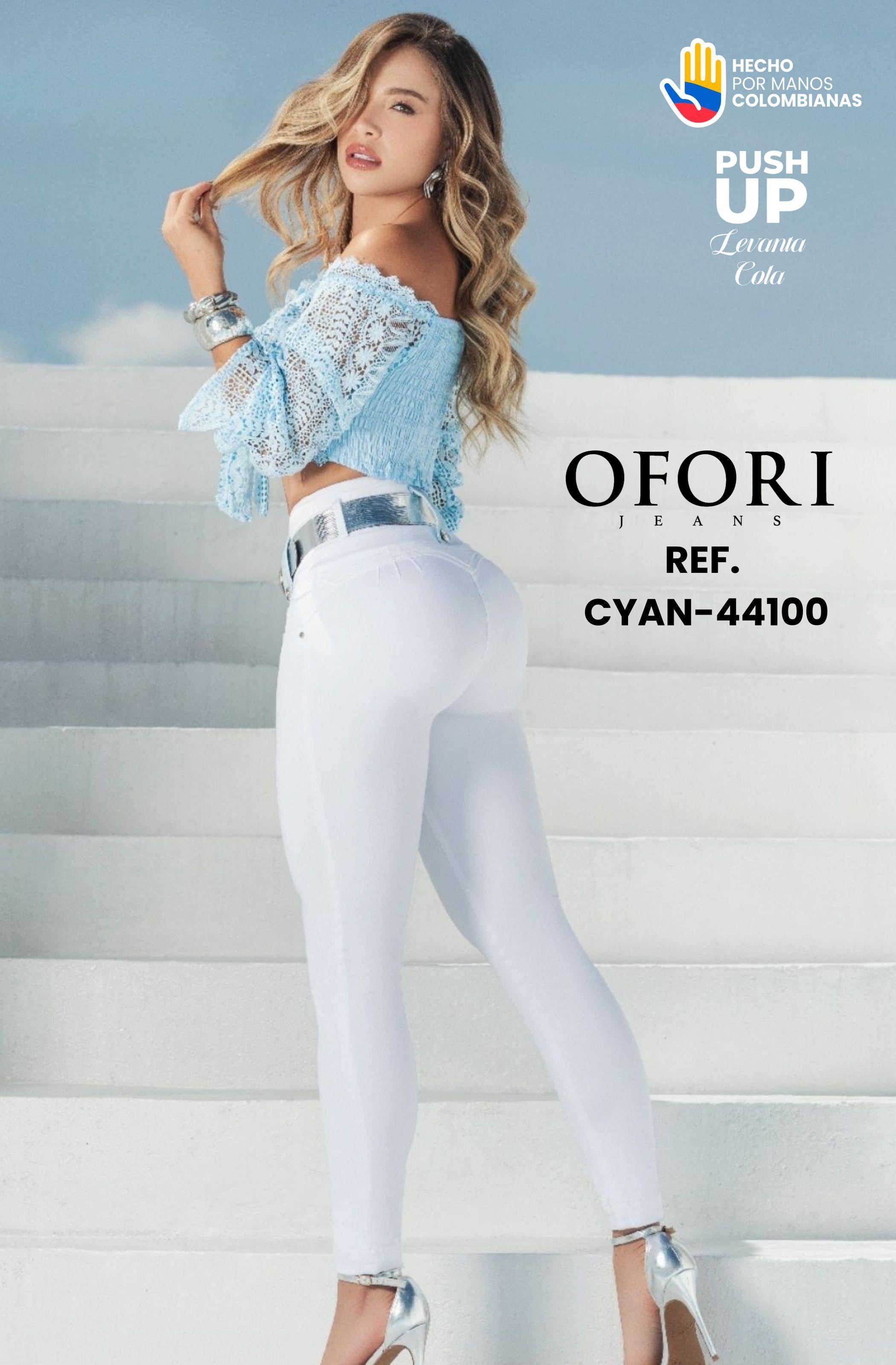 Referencia 8521447 -CYAN-44100 Jean sin Bolsillos Push Up