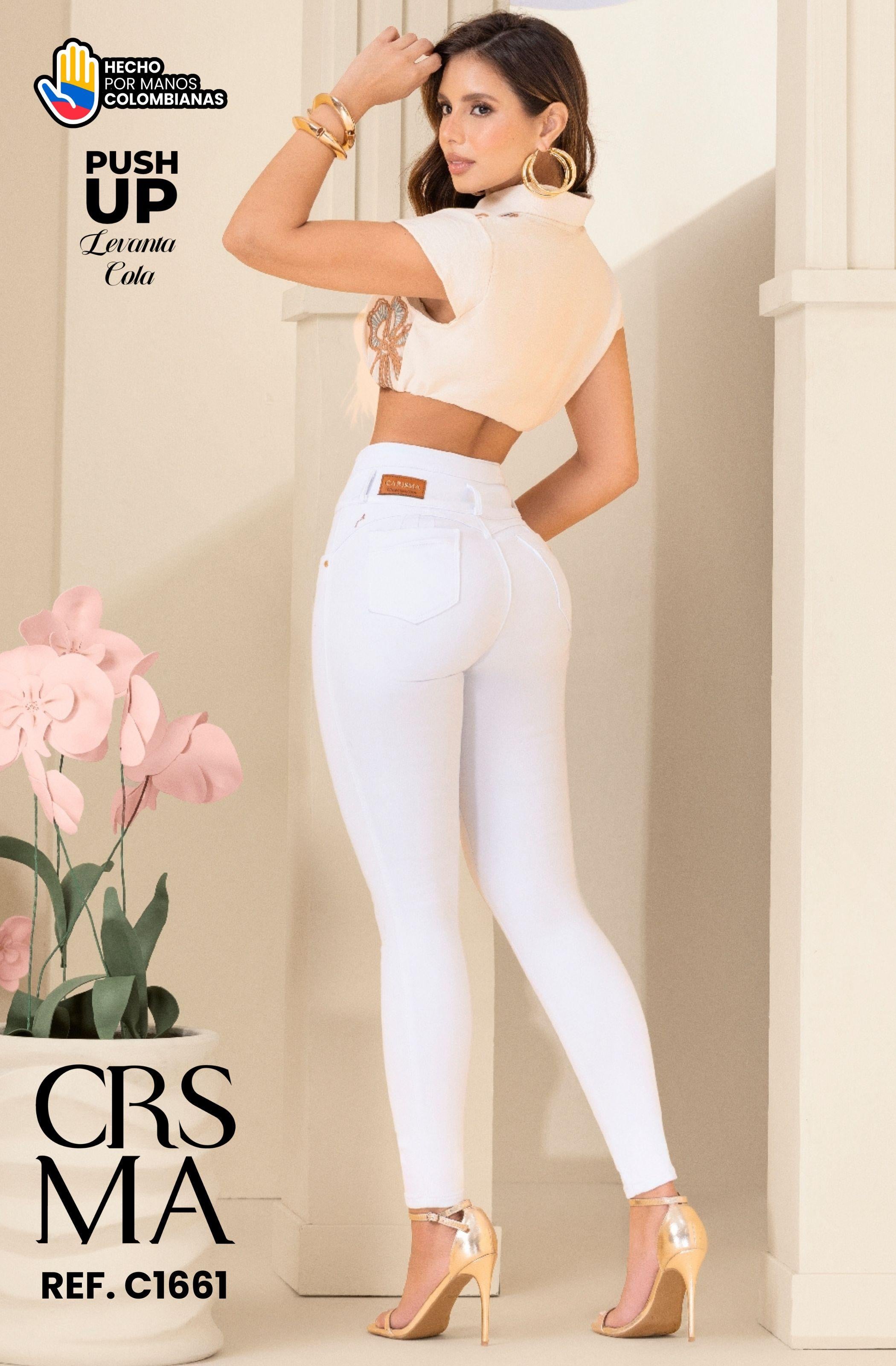 Referencia 070 -C1661 Jean Colombiano con Bolsillos Push Up