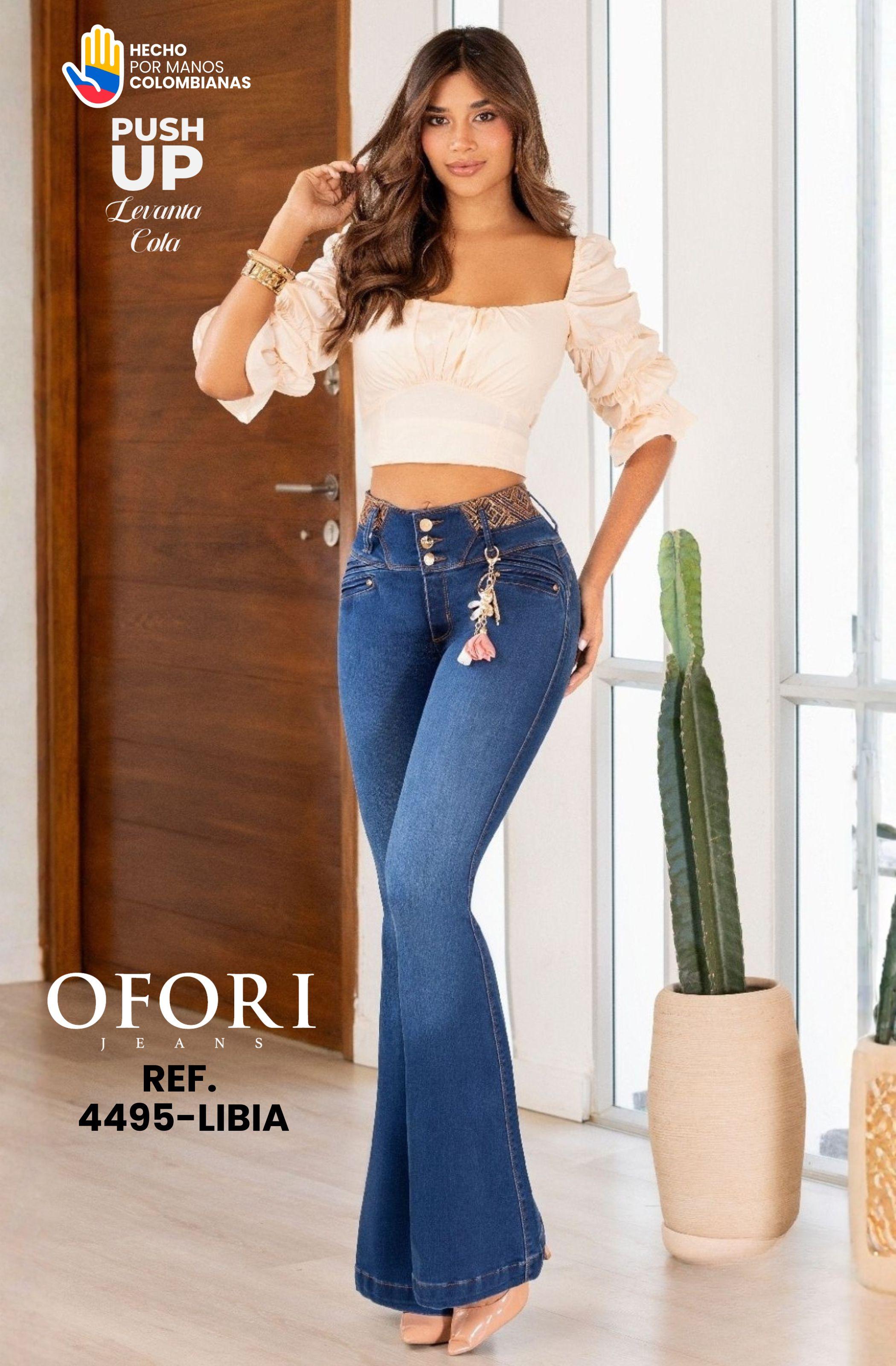 8521447 -4495-LIBIA Jean Colombiano sin Bolsillos Push Up