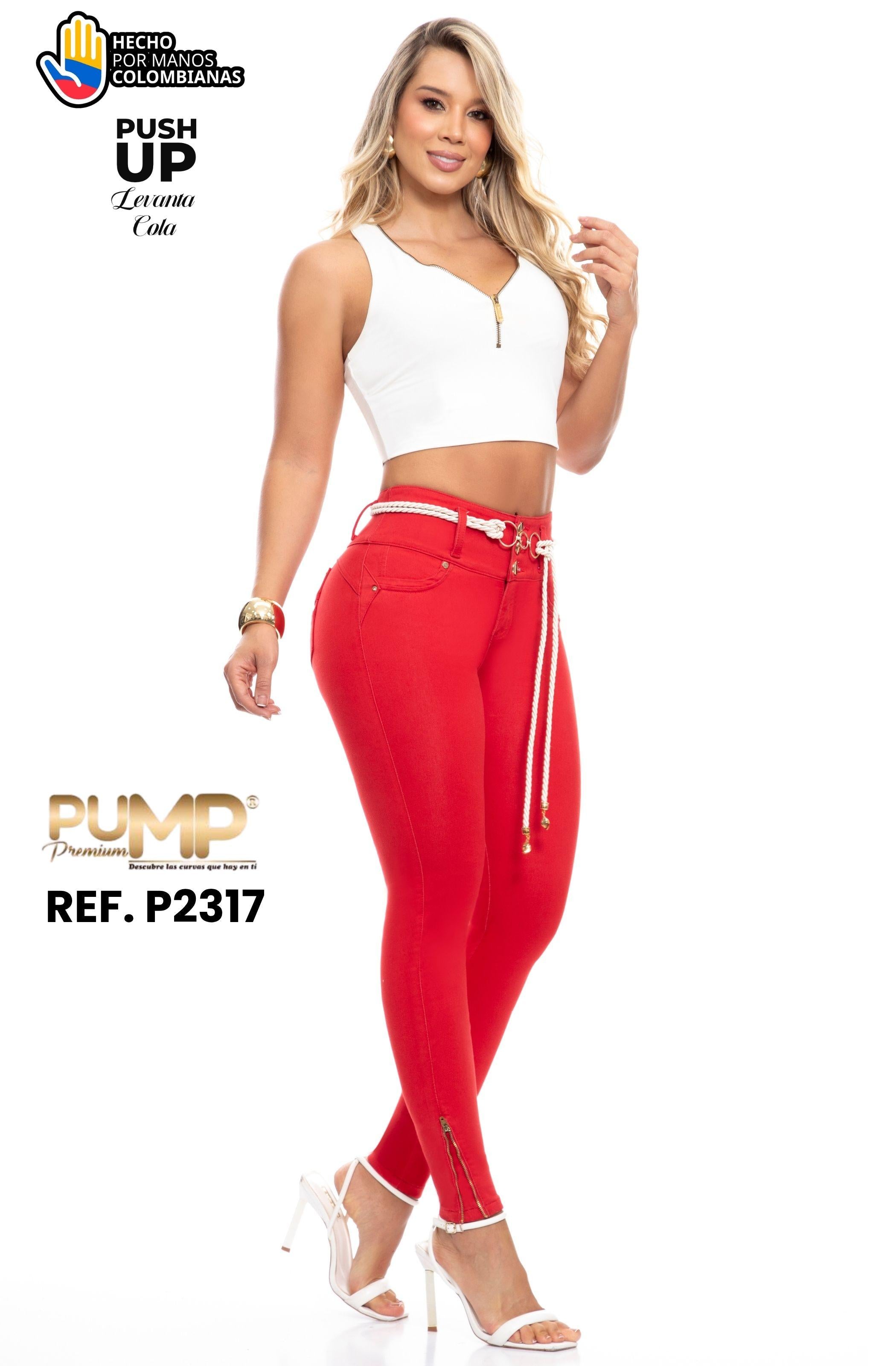063 -P2317 Jean con Bolsillos Push Up