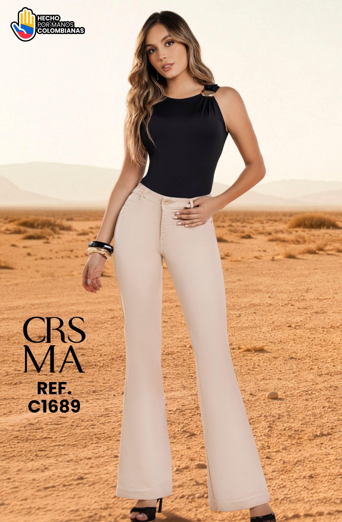 070 -C1689 Jean con Bolsillos Push Up