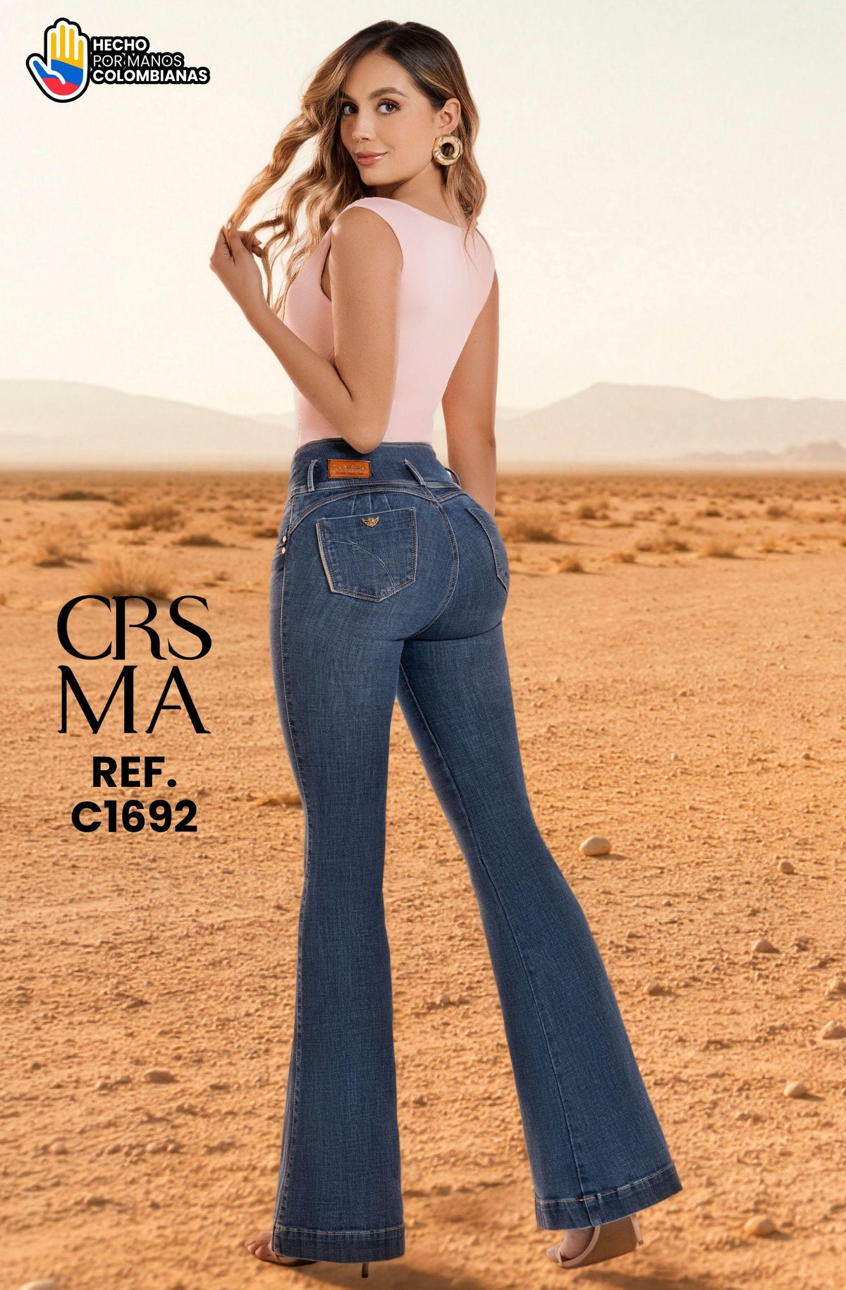 070 -C1692 Jean con Bolsillos Push Up
