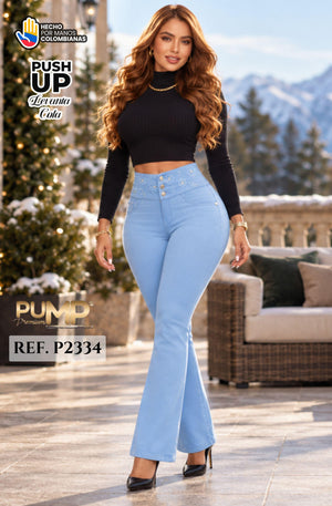 063 -P2334 Jean Push Up con Bolsillos - Ropa Colombiana