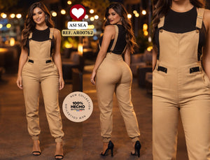 Ref. 011 -AR00762 Overall Peto En Tela hecho en colombia - Ropa Colombiana