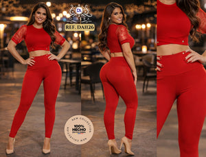 Ref. 058 -DA1126 Conjunto colombiano de pantalon - Ropa Colombiana