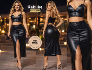 Ref. 050 -K3044 Conjunto de Falda Larga y Blusa - Ropa Colombiana