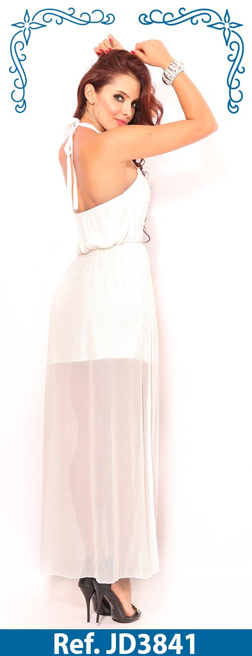 Ref. 003 -JD3841 VESTIDO AMERICANO LARGO - Ropa Colombiana