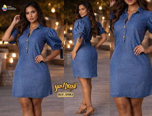 Ref. 018 -11983 Vestido colombiano - Ropa Colombiana
