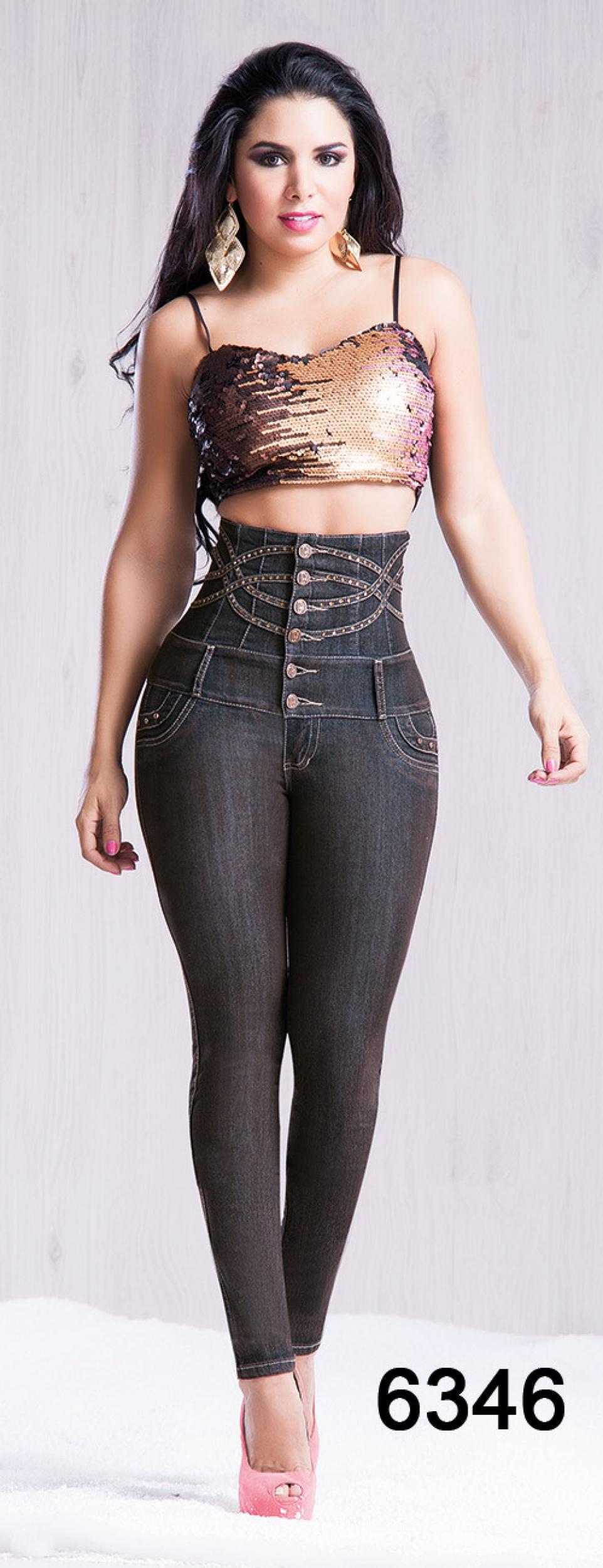 Ref. 001 -6346 Jean Costillero Cheviotto - Ropa Colombiana