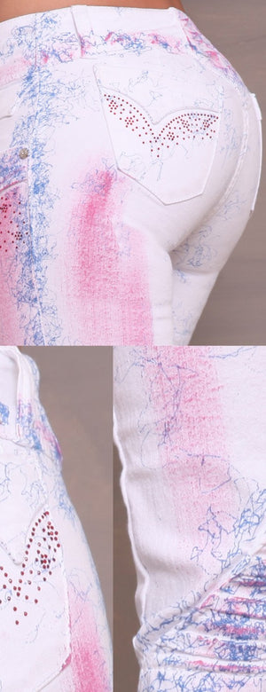 Ref. 006 -6022 Jean Colombiano Levantacola - Ropa Colombiana