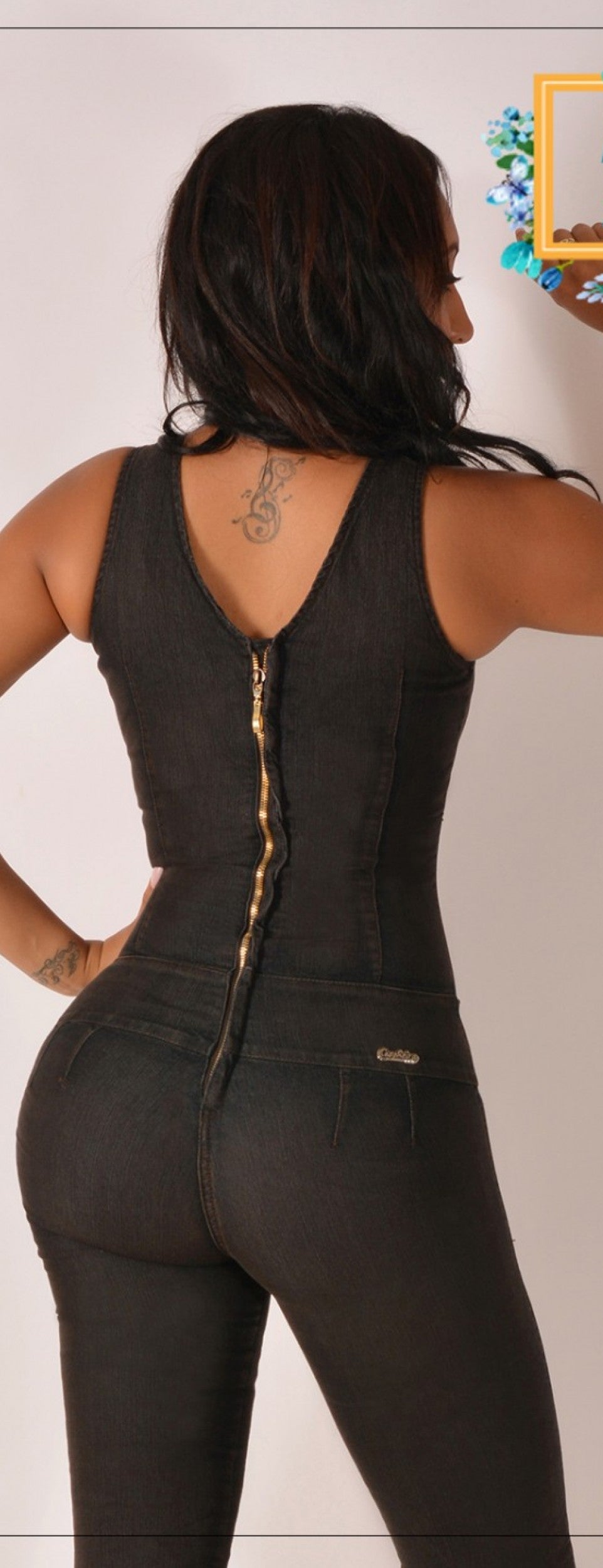 Ref. 006 -2144 Largo Enterizo de moda - Ropa Colombiana