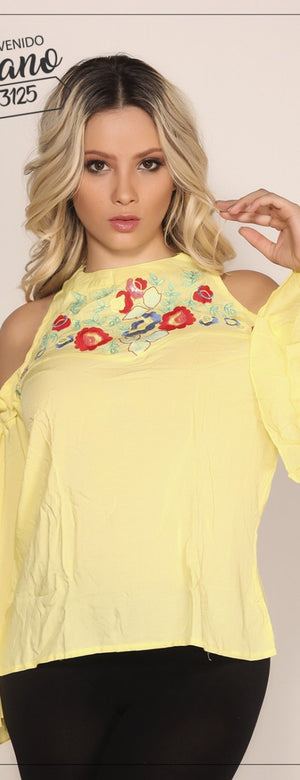 Ref. 015 -3125 Blusa Dama Colombiana - Ropa Colombiana