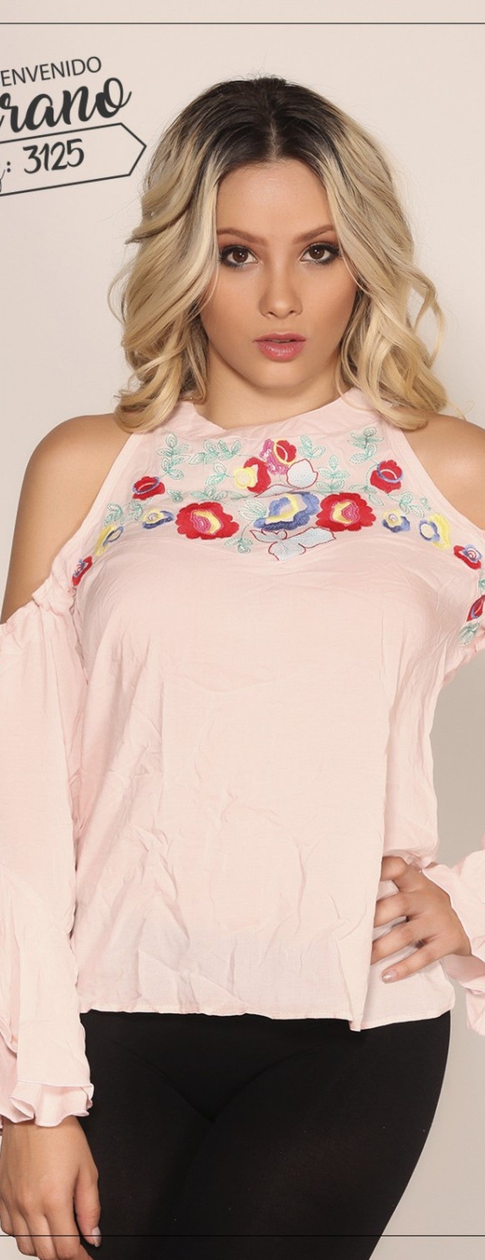 Ref. 015 -3125 Blusa Dama Colombiana - Ropa Colombiana