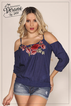 Ref. 015 -2491 Blusa de Dama - Ropa Colombiana