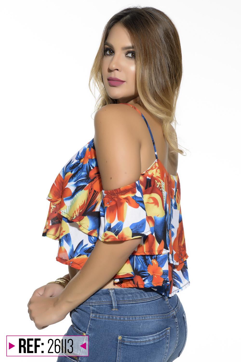 Ref. 004 -26113 BLUSA SEXY - Ropa Colombiana