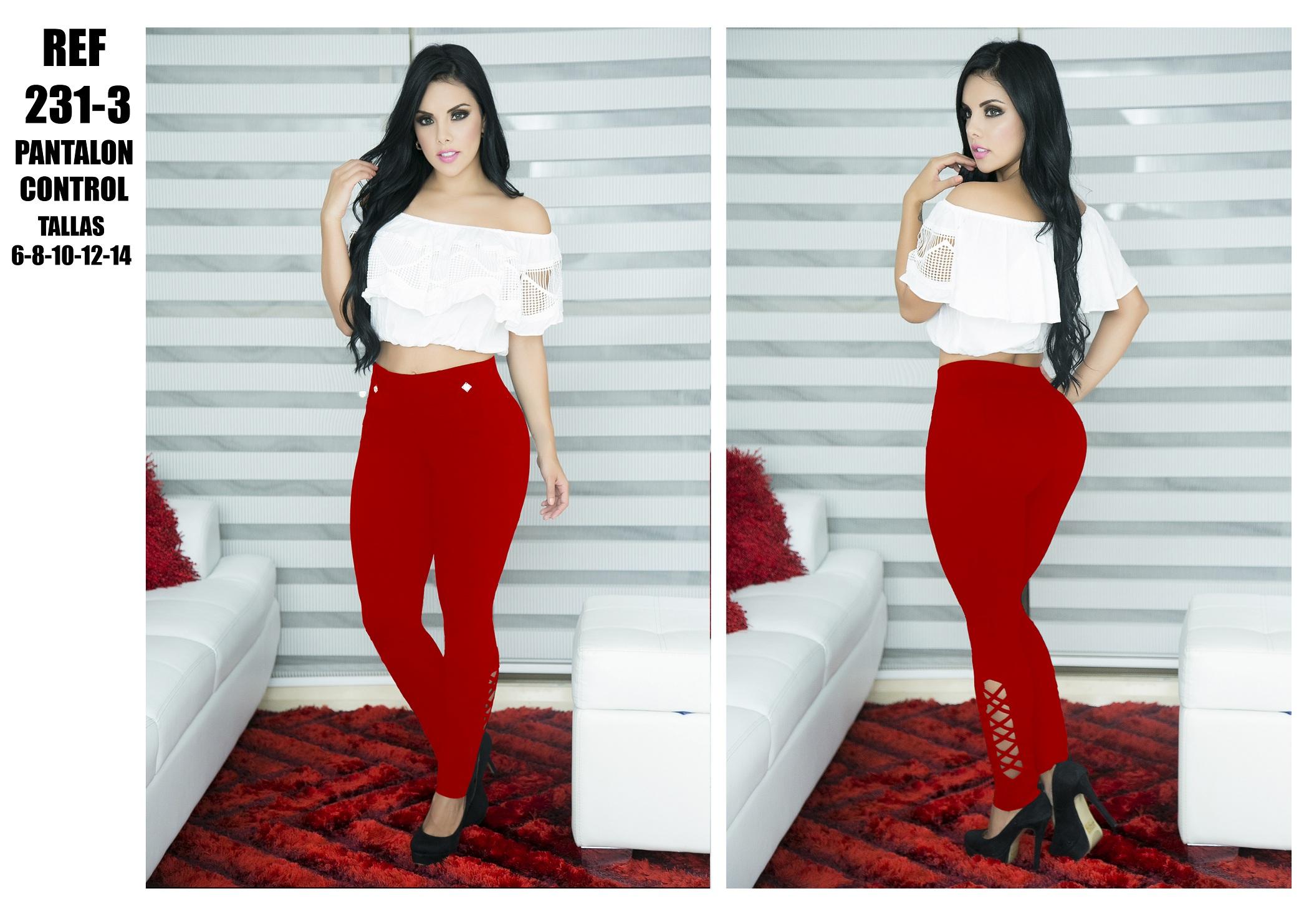 Ref. 043 -231 Leggins Control Abdomen - Ropa Colombiana