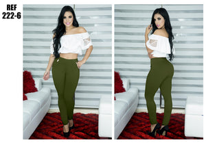 Ref. 043 -222 Leggins Control Abdominal - Ropa Colombiana