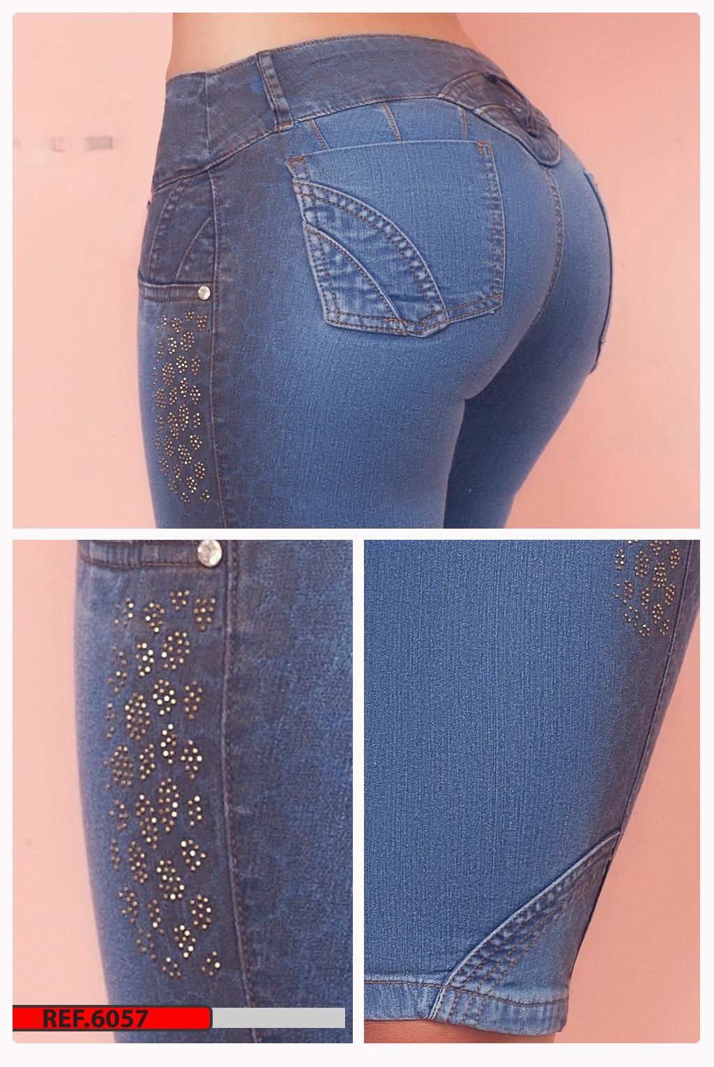 Ref. 006 -6057 Capri Colombiano Deseo Jeans - Ropa Colombiana