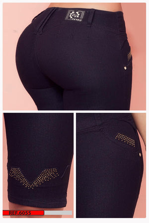 Ref. 006 -6055 Capri Colombiano  Deseo Jeans - Ropa Colombiana