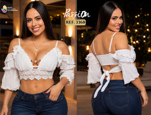 Ref. 015 -3368 BLUSA SEXY DAMA - Ropa Colombiana