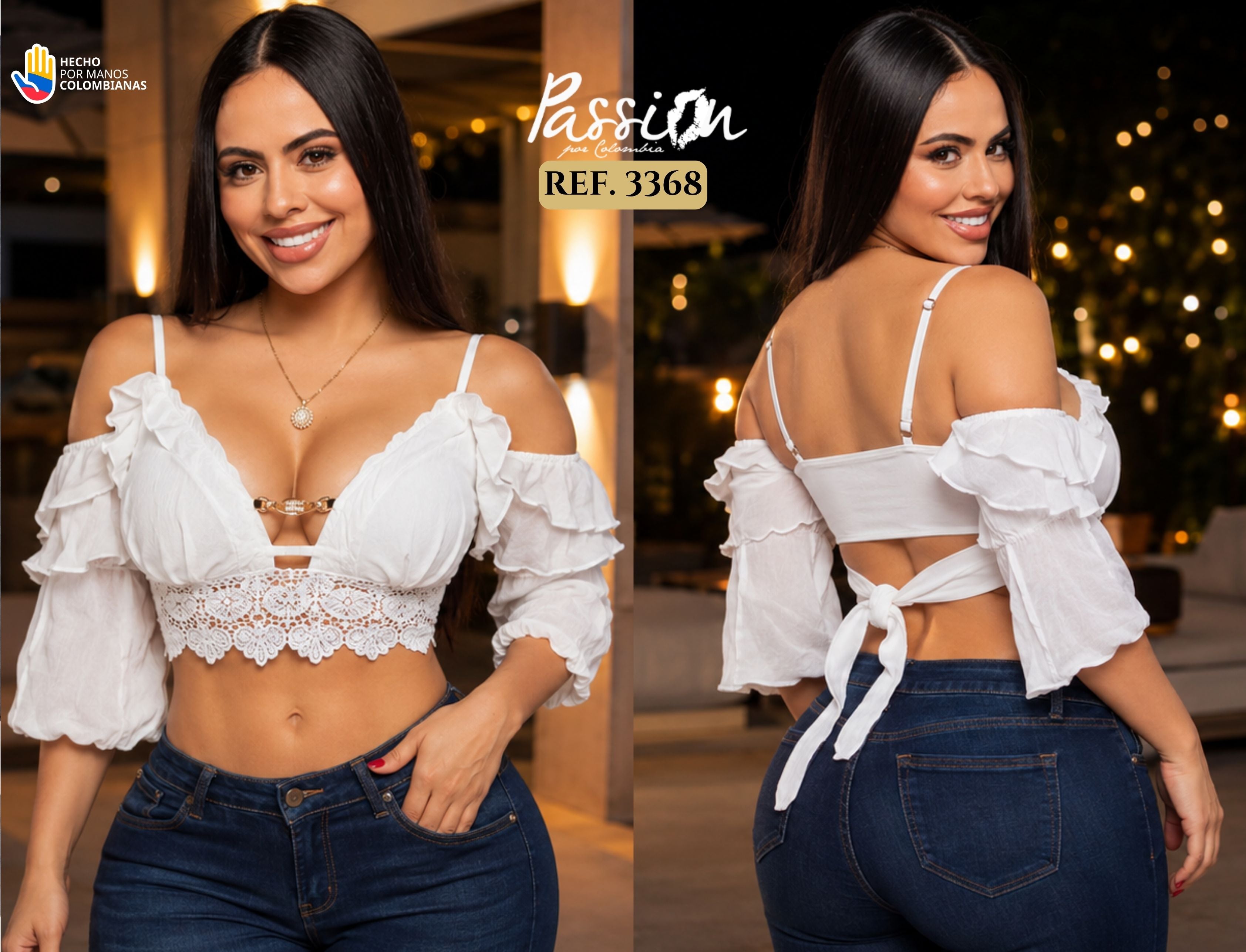 Ref. 015 -3368 BLUSA SEXY DAMA - Ropa Colombiana