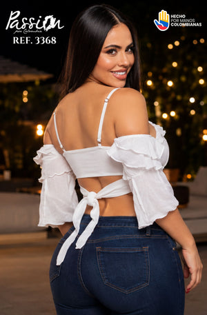 Ref. 015 -3368 BLUSA SEXY DAMA - Ropa Colombiana