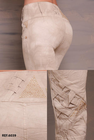 Ref. 006 -6039 Jean Colombiano Levantacola - Ropa Colombiana