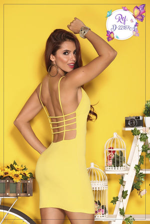 Ref. 003 -D22187A Vestido de Dama - Ropa Colombiana