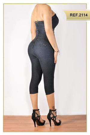 Ref. 007 -2114C Enterizo Capri - Ropa Colombiana