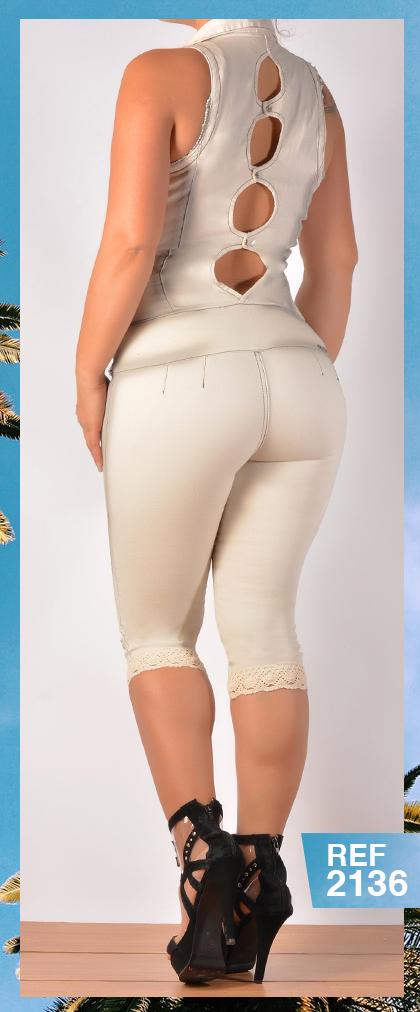 Ref. 007 -2136C Capri Enterizo Sexy - Ropa Colombiana