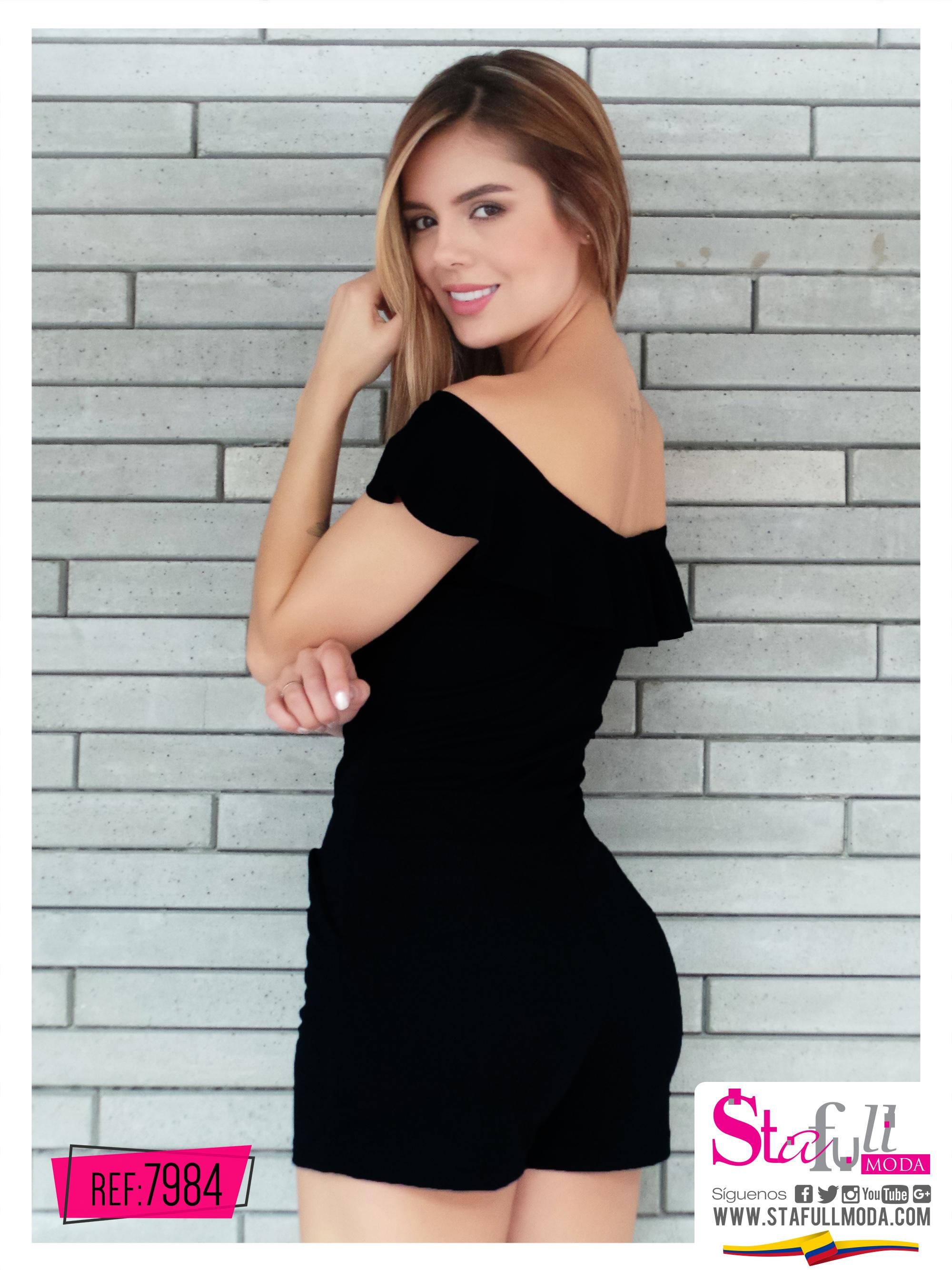Ref. 040 -7984 Beautiful Colombian Short Jumpsuit