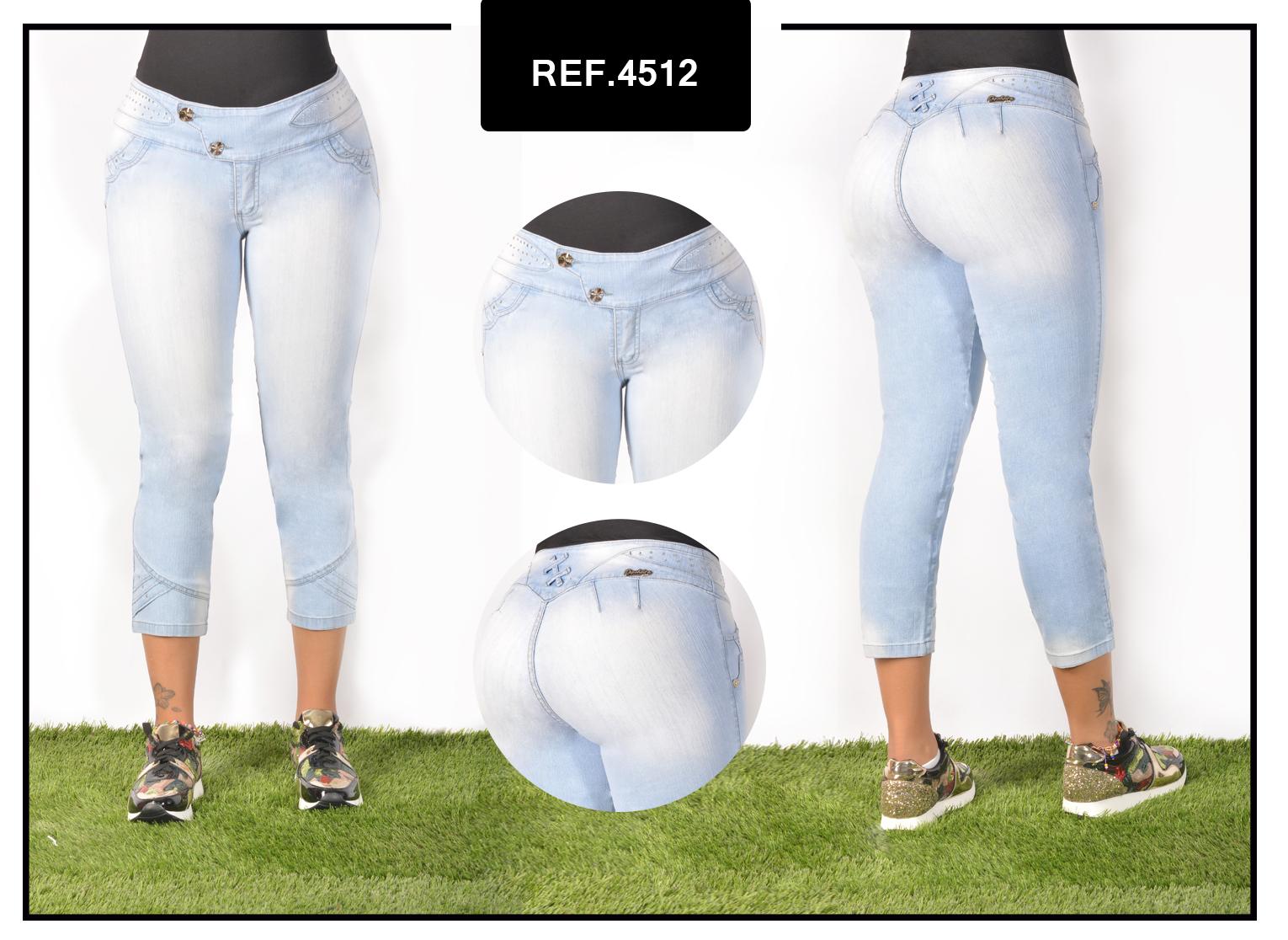 Ref. 007 -4512 Jean Colombiano Levantacola - Ropa Colombiana