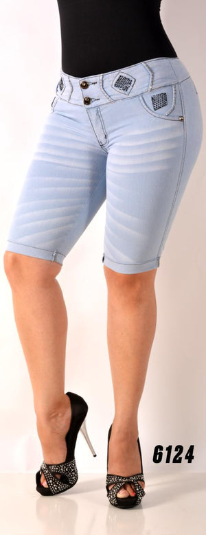 Ref. 001 -6124C Capri de Moda Levantacola - Ropa Colombiana