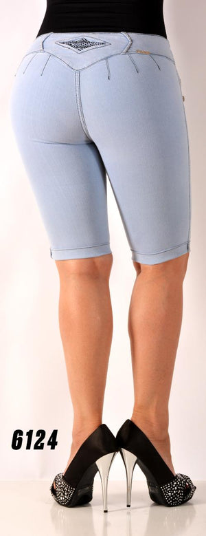 Ref. 001 -6124C Capri de Moda Levantacola - Ropa Colombiana