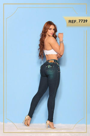 Ref. 006 -7739 JEANS LEVANTACOLA COLOMBIANO - Ropa Colombiana
