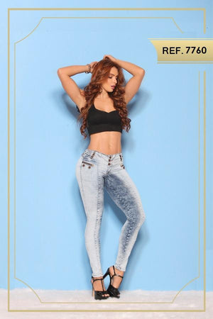 Ref. 006 -7760 Jean levantacola - Ropa Colombiana