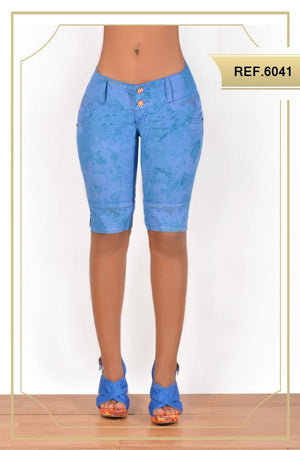 Ref. 006 -6041 Capri Colombiano Levantacola - Ropa Colombiana