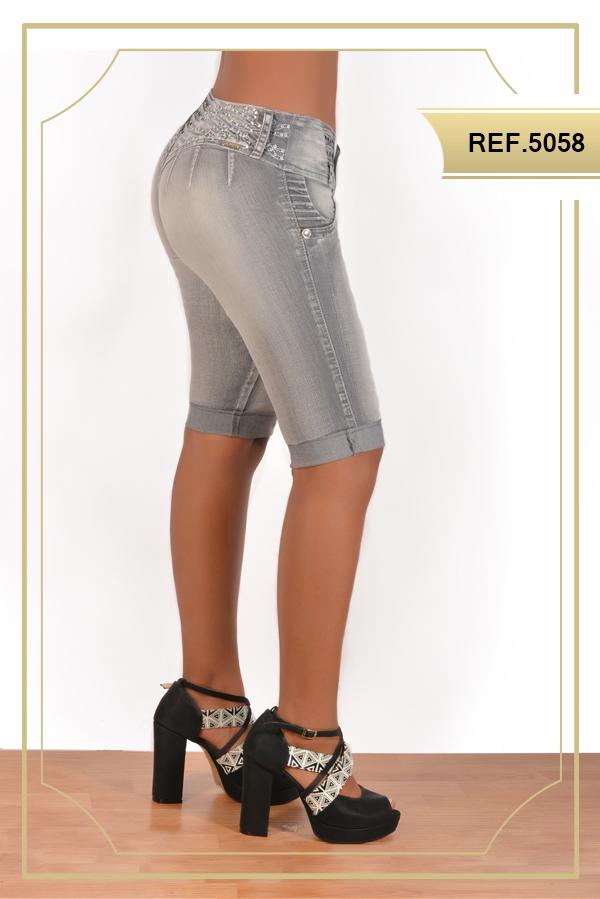 Ref. 001 -5058 Pantalon Capri Levanta cola Colombiano - Ropa Colombiana