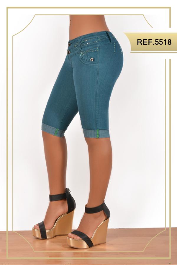 Ref. 001 -5518C Hermoso Vaquero Capri Colombiano LevantaCola - Ropa Colombiana