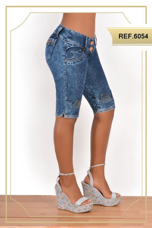 Ref. 006 -6054 Capri Deseo Jeans - Ropa Colombiana