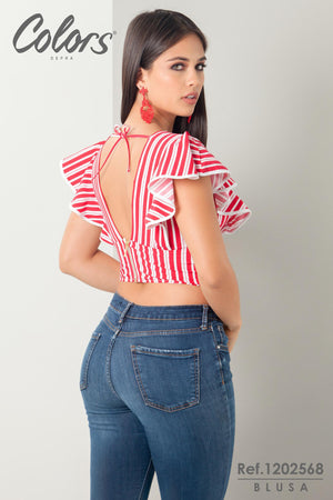 Ref. 045 -1202568 Blusa Hermosa de Moda - Ropa Colombiana