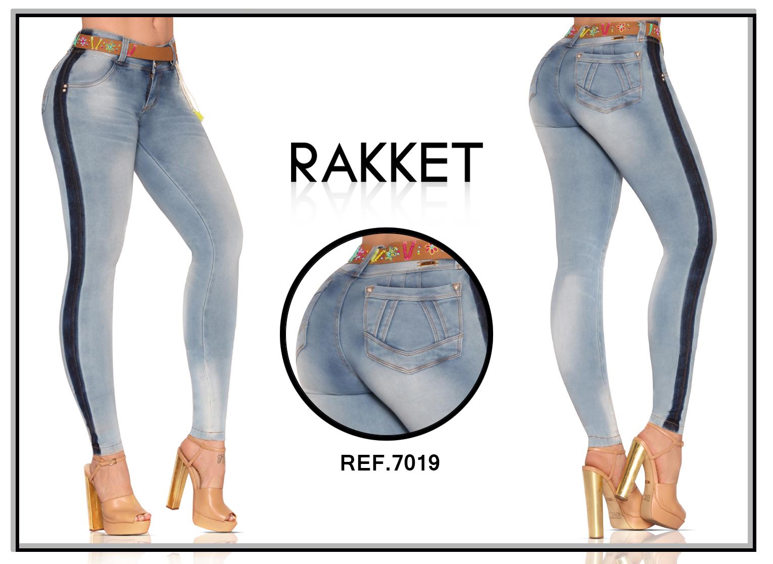 Ref. 006 -7019 Pantalón Colombiano Levantacola Para Dama