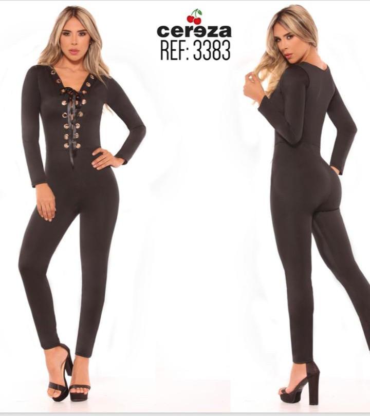 Ref. 004 -3383 Enterizo de Moda Colombiano Sensual con Mangas largas - Ropa Colombiana