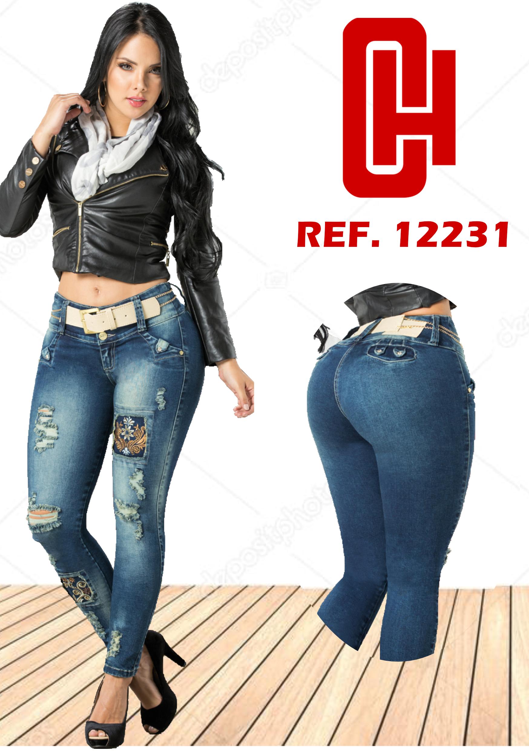 Ref. 001 -12231 Jean Dama Levantacola - Ropa Colombiana