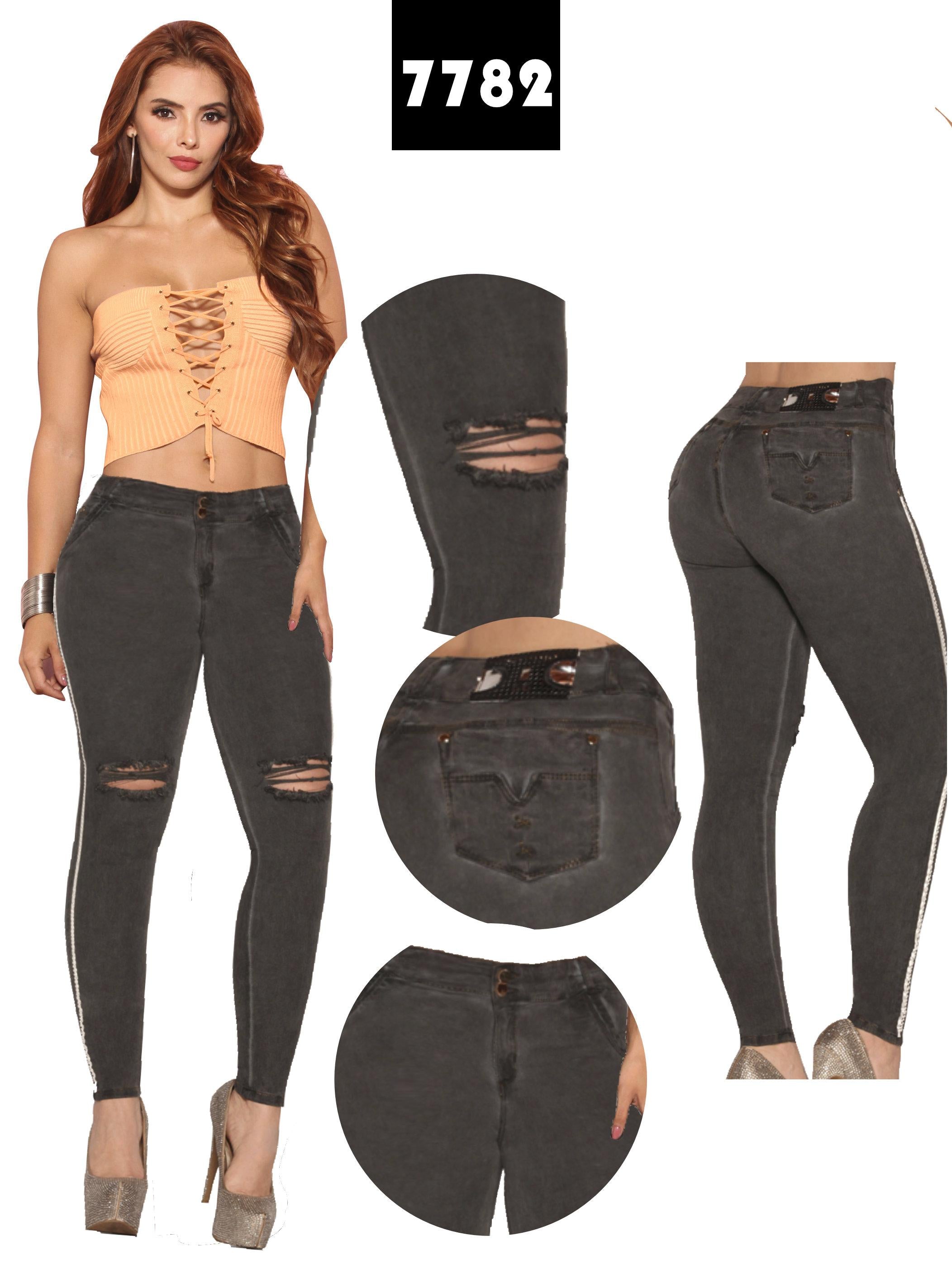 Ref. 006 -7782 Fantastico Jean vaquero Colombiano - Ropa Colombiana